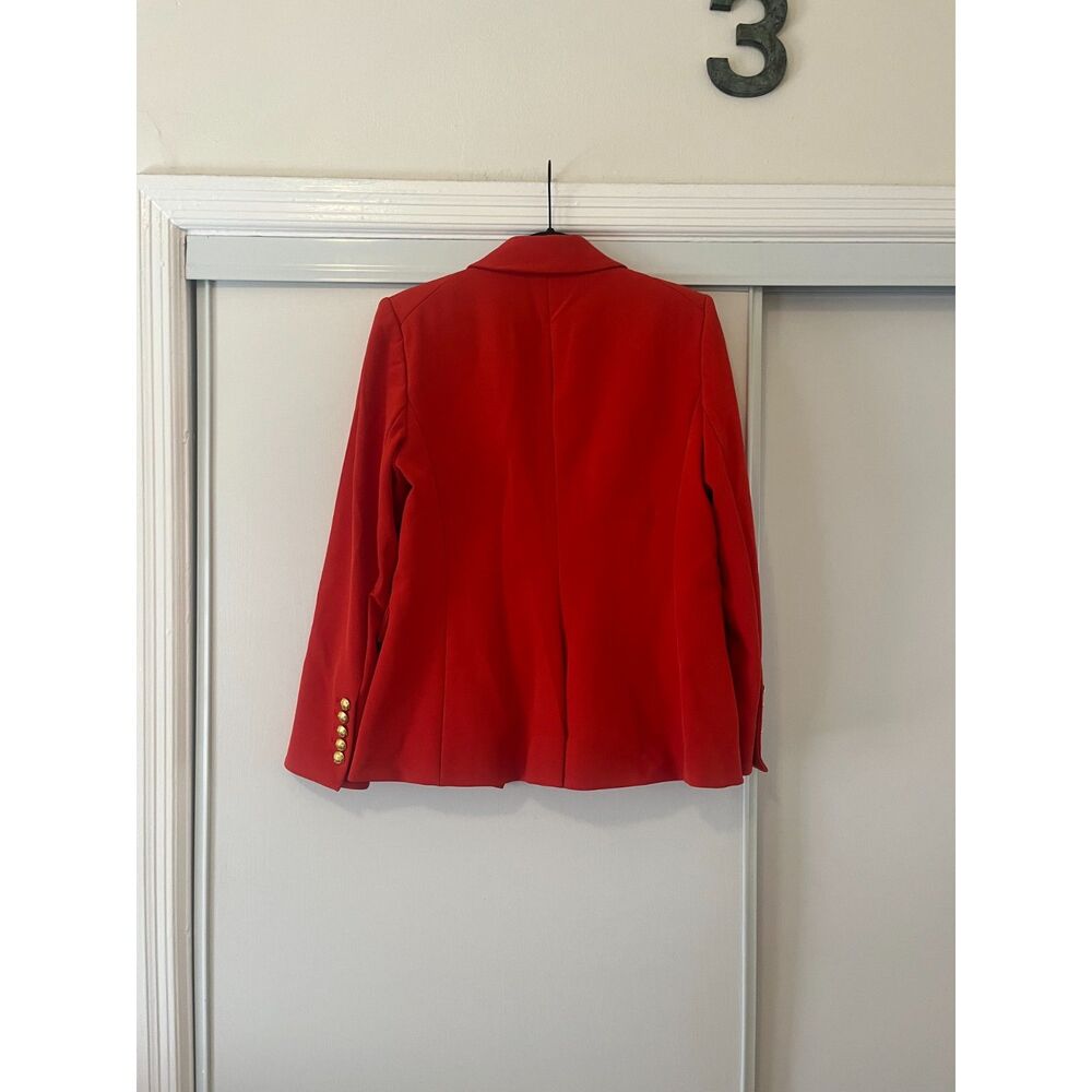 NWOT Veronica Beard x Wonder Woman Miller Dickey Jacket - Red/Gold - Size 12 - Picture 4 of 9